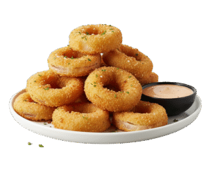 حلقات البصل المقرمشة